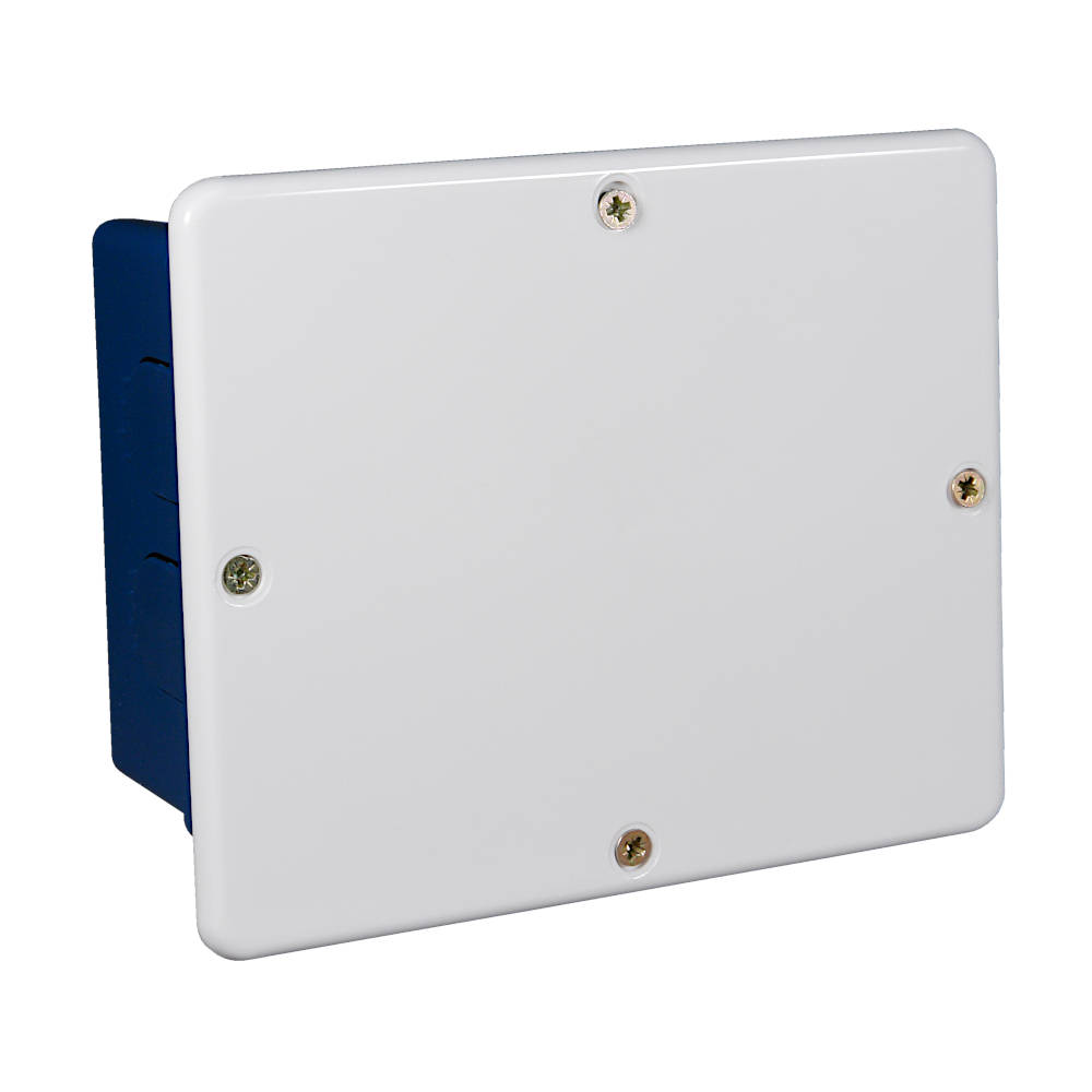 10177 Тусо Распаячная коробка с/у для г/к стен с крышкой 140х112, гл. 70