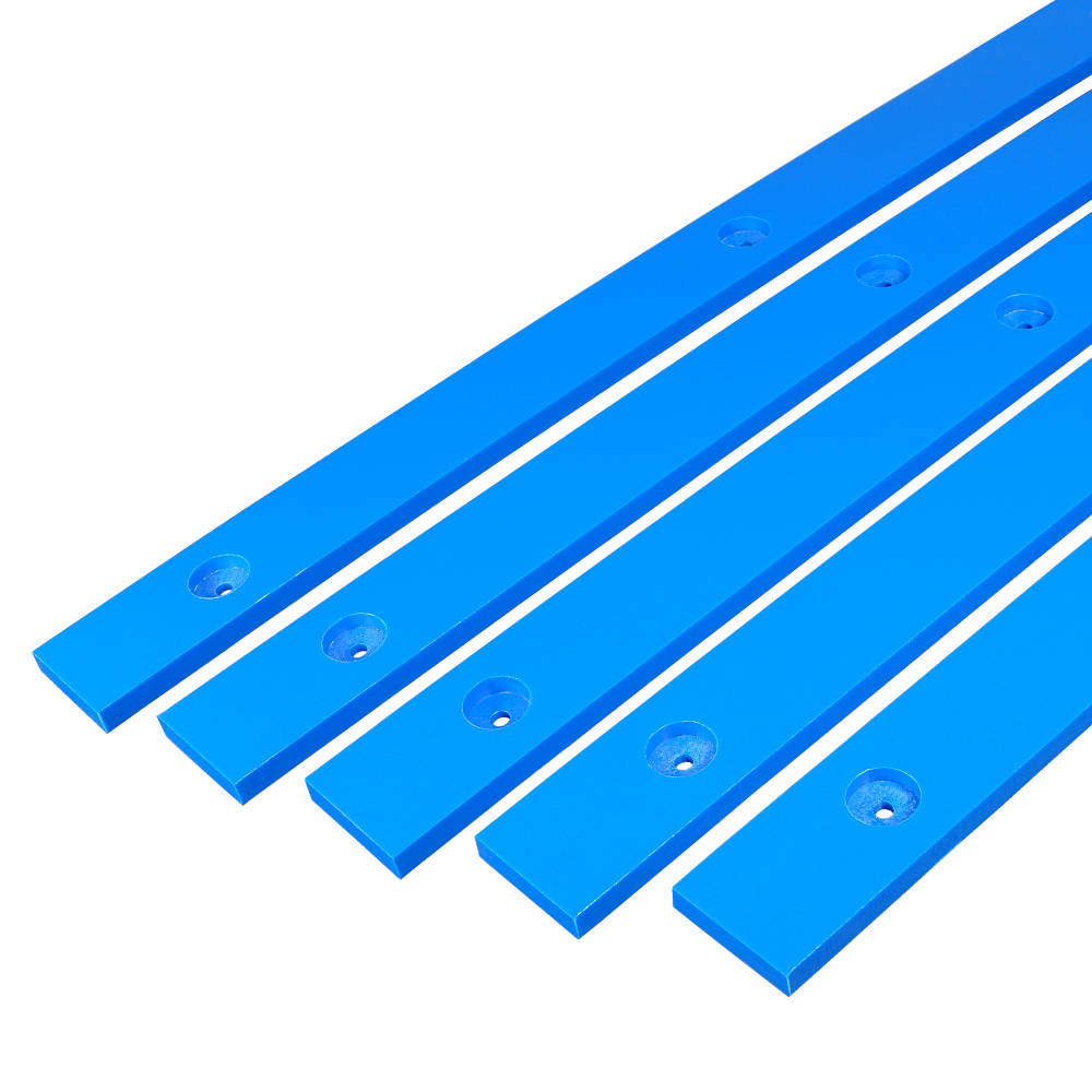 Полозья Синие (накладки) на сани-волокуши 1500х35х8 мм (комплект 5 шт+42кр)